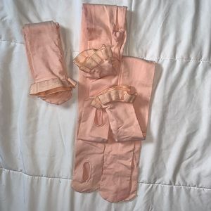 capezio ballet pink convertible tight